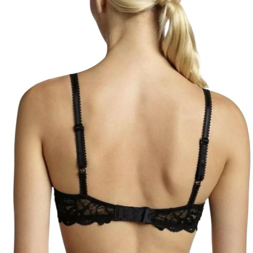 Wacoal 85340 Black French Garden Contour Underwire Bra - Picture 2 of 7